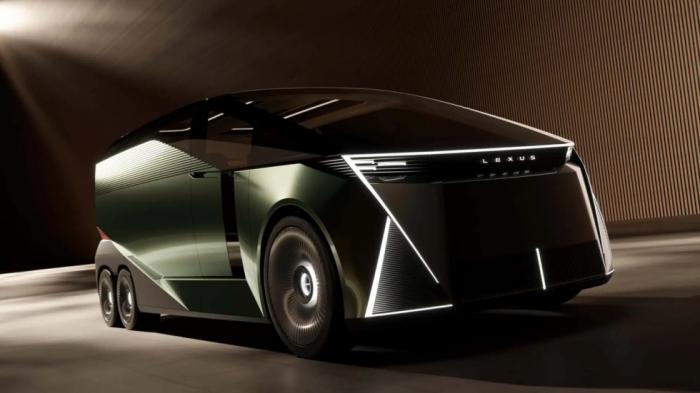 Lexus LS Concept: Η ναυαρχίδα μεταμορφώνεται σε εξάτροχο πολυτελές minivan